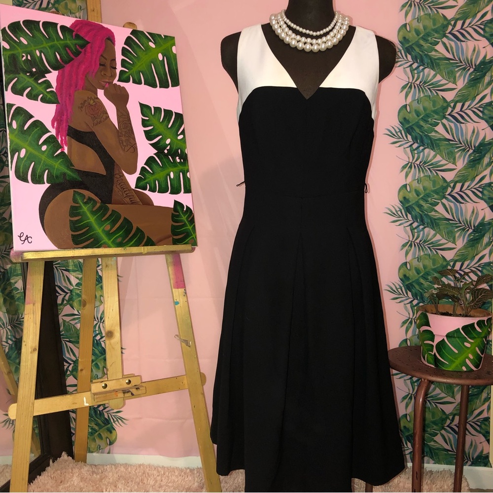 Ivanka Trump Black and White Dress